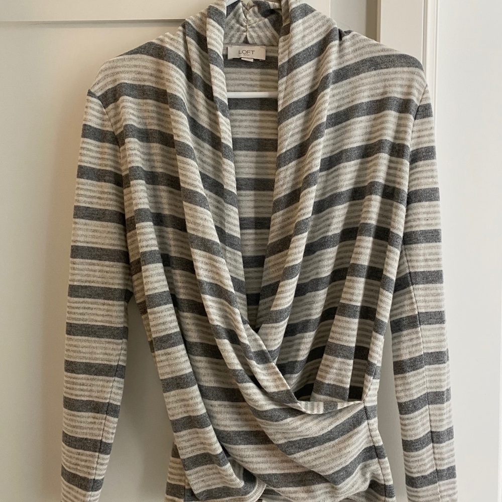 LOFT wrap sweater